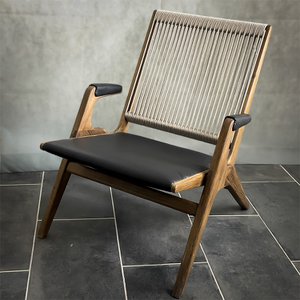 F-Chair, Smoked Oak / Beige / Black