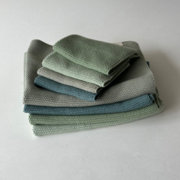 Knitted Kitchen Towel – Solid – Tender Green