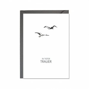 Folded card up, IN DEEP SORRY