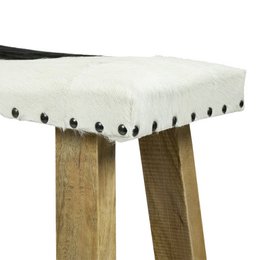 Bench cow black and white 46cm