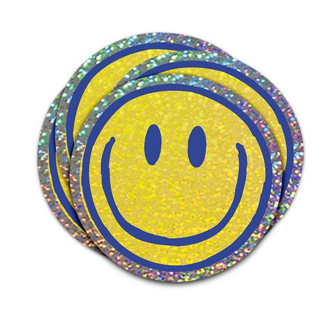 Glitter sticker Smiley