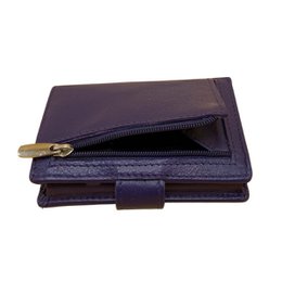 Cardprotector - Miniwallet - Mini wallet - Leather card holder leather - Credit card holder In 11 Colors