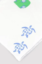 Zestaw plażowy dla chłopca, z nadrukiem żółwia, zielony