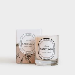 I am scented candle. Almond fragrance. Santiago Collection