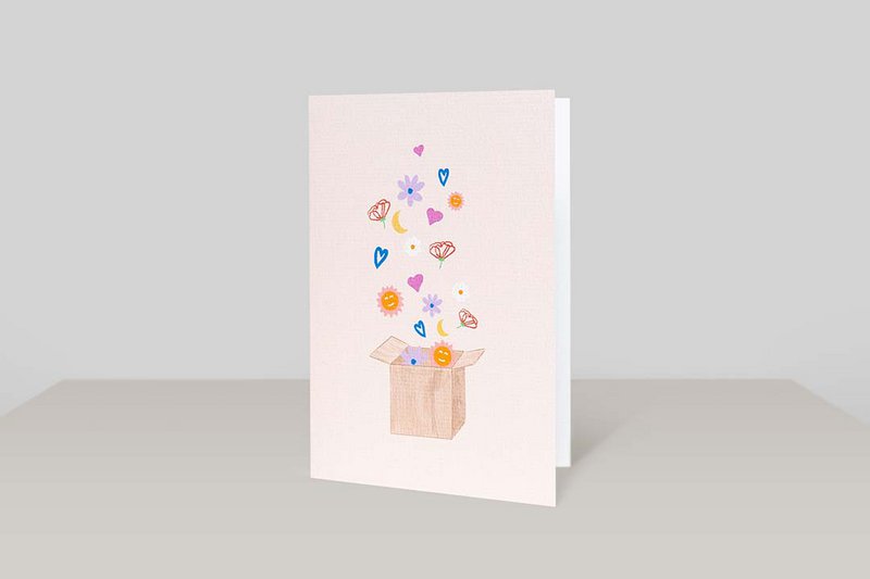 Caja llena de amor.
