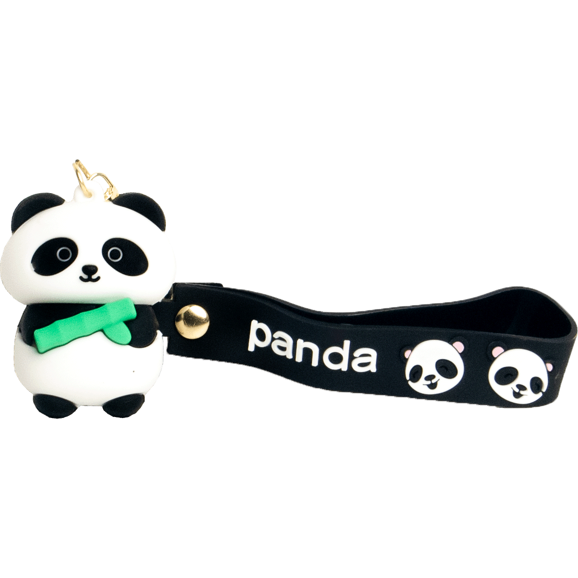 Edo Sleutelhanger Panda, 4.5x5cm, soft plastic, mix 12pcs