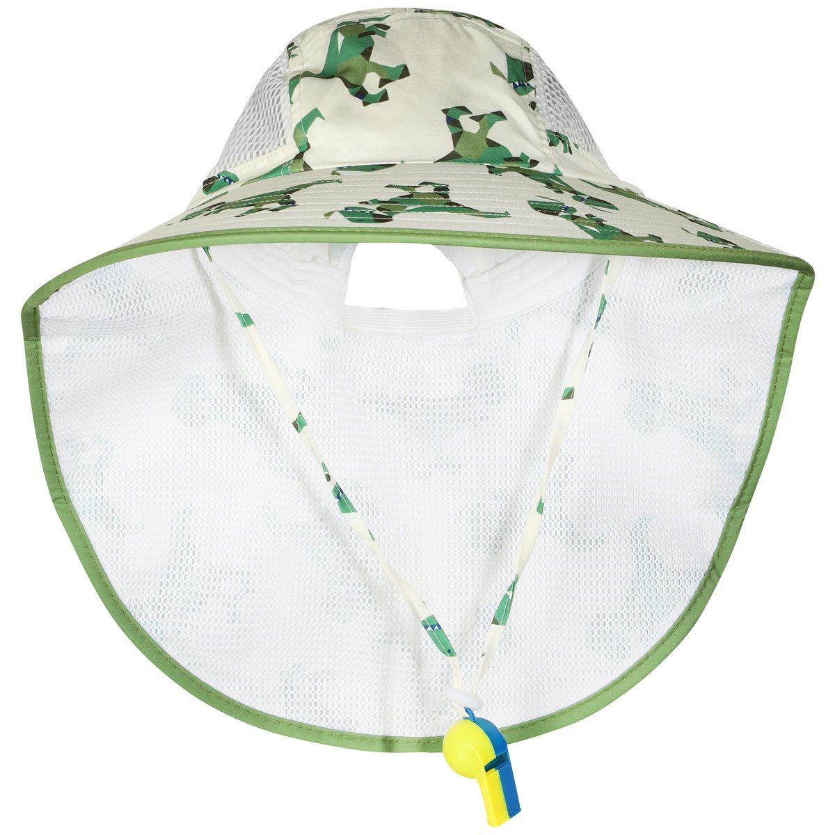 Sommermütze, 52 cm + Gummizug, Nackenschutz, Baumwolle, VE-4,  T-Rex