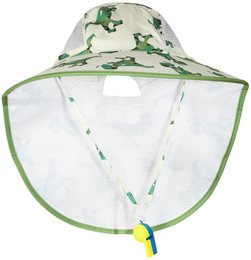 Sommermütze, 52 cm + Gummizug, Nackenschutz, Baumwolle, VE-4,  T-Rex