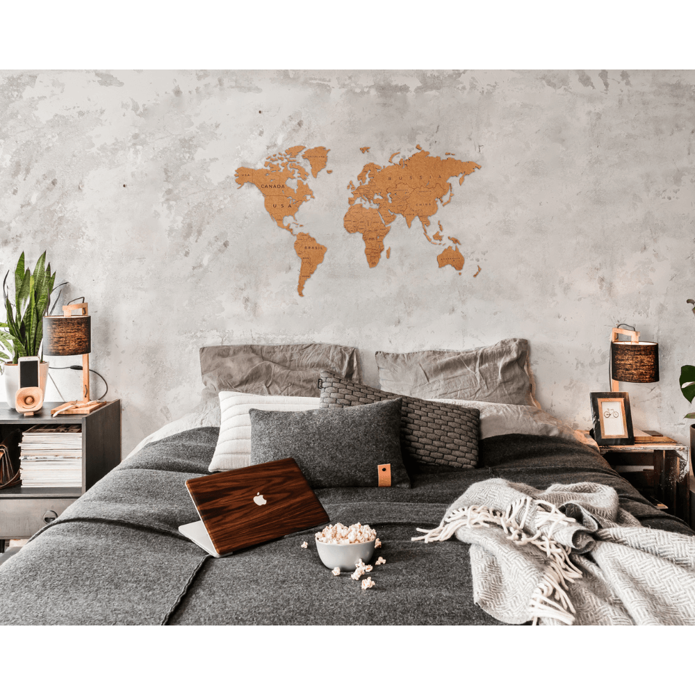 Carte du monde en bois - True Puzzle