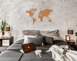 Carte du monde en bois - True Puzzle