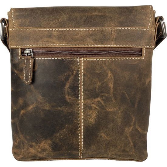 Sac à bandoulière pour dames - Small Cognac Tamponner le sac à bandoulière