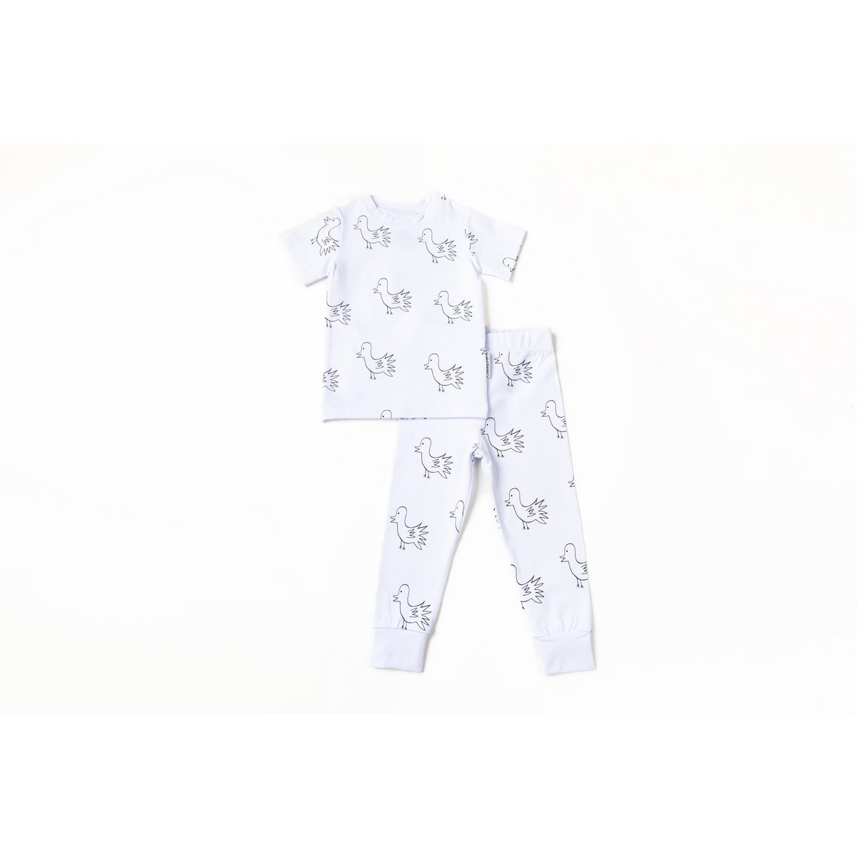 Pyjamas en deux pièces avec poupée-poupée l'oiseau
