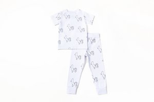 Zweiteiler Pyjamas mit Puppe-Doll den Vogel