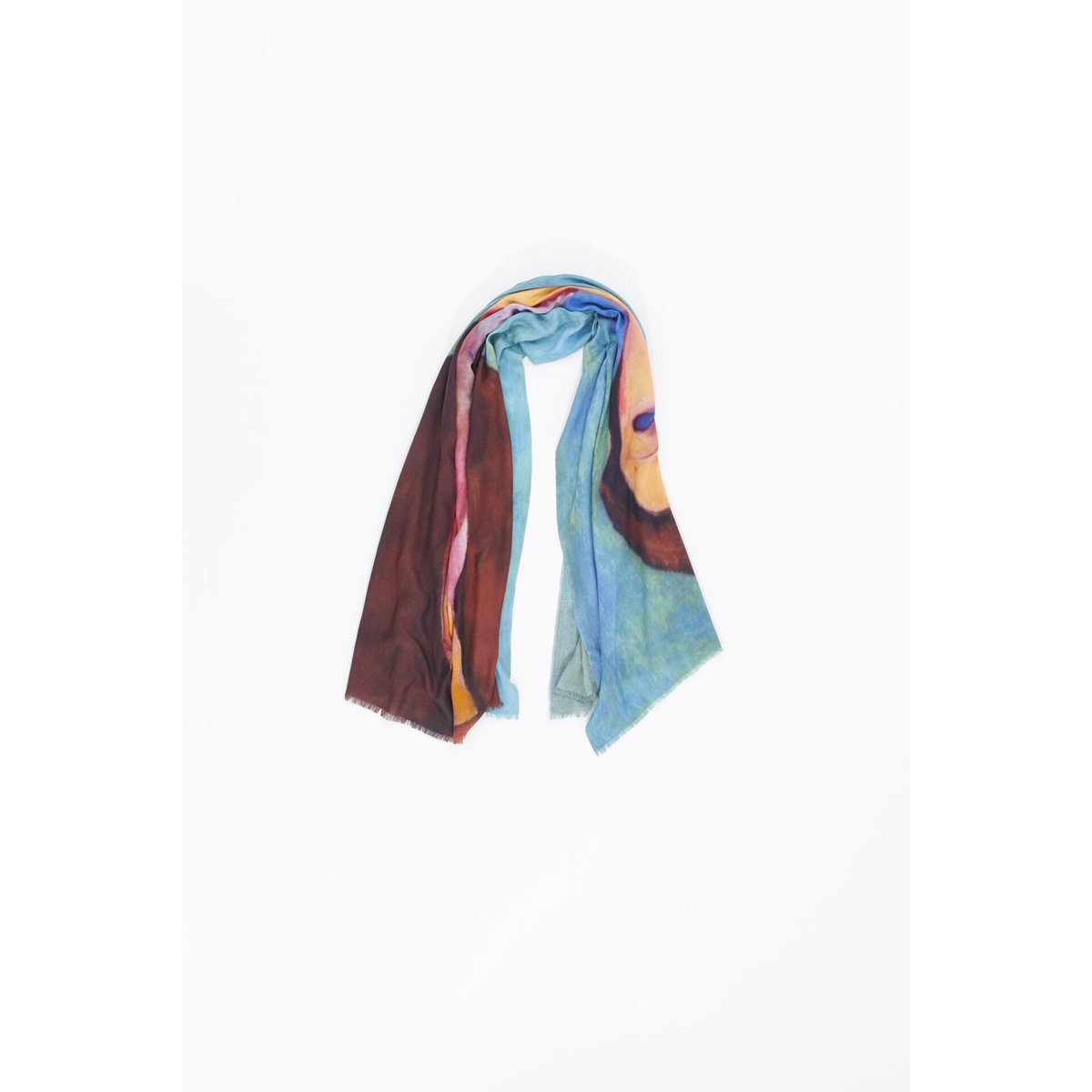 Schal Wolle/Seide – Otra Cosa – Damen Blue Eye – 4738