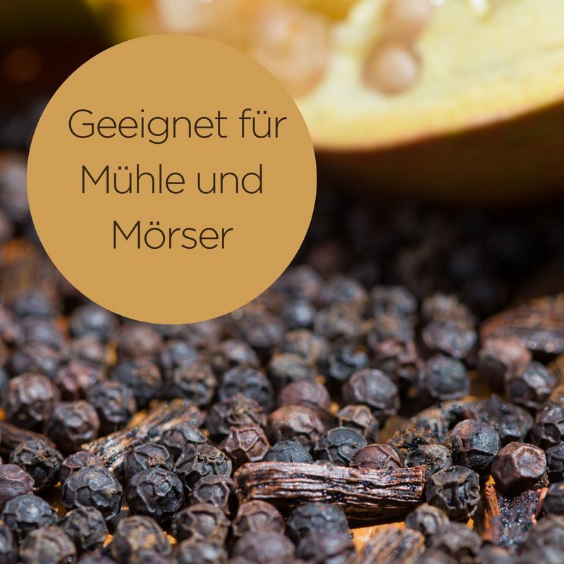 Vanillepfeffer – Schwarzer Pfeffer mit Madagaskar-Vanille, Ernte 01-26