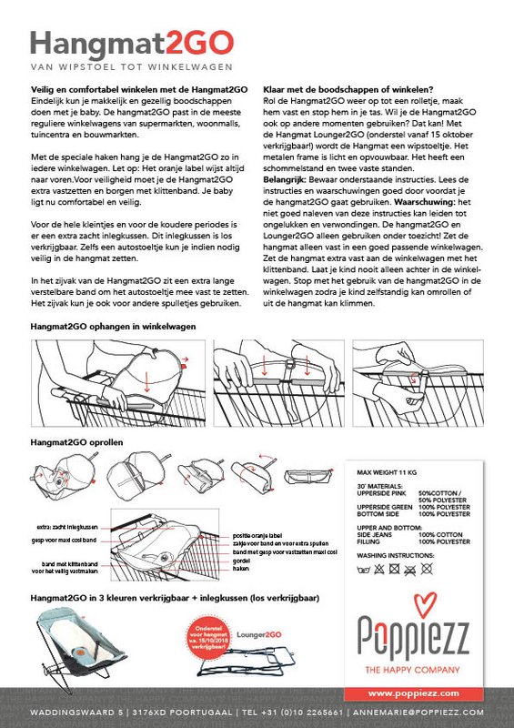 Amaca per bebè Hammock2GO Jeans