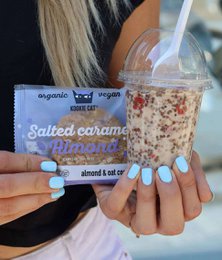 Salted Caramel Almond Cookie, organic, Kookie Cat, 50g