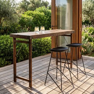 Market Bar Table Brown faltbar