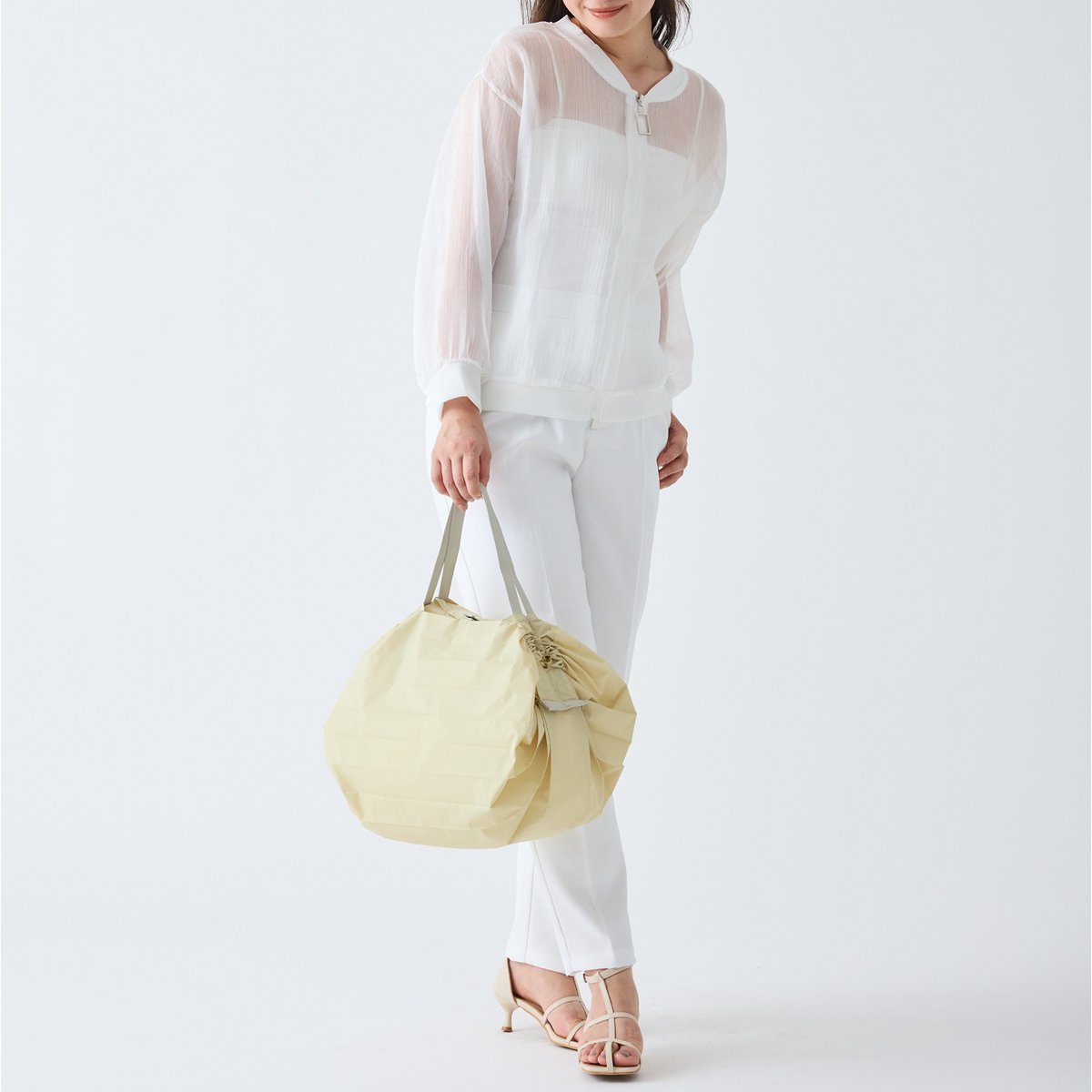 Shupatto compacte opvouwbare boodschappentas maat M - Cashewnoten