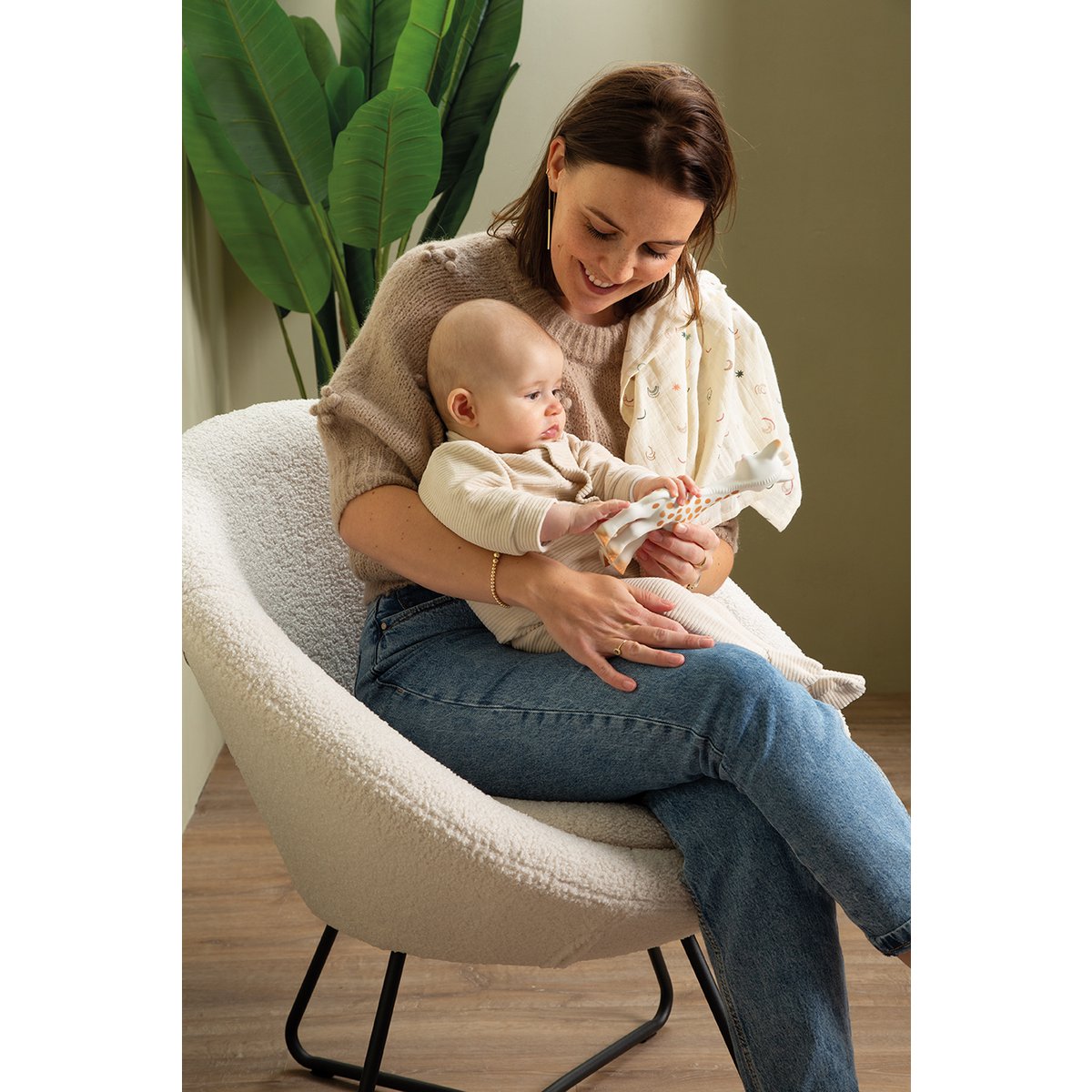 tutina 50/56 in velluto a coste Soft Sand