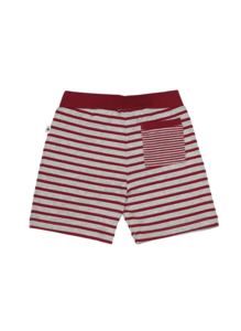 2467 | Kinder Shorts - Ziegelrot-Beige-Melange