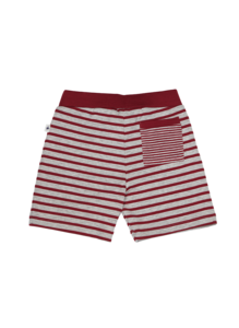 2467 | Kinder Shorts - Ziegelrot-Beige-Melange