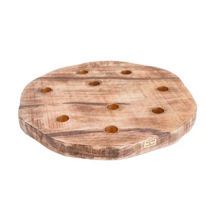 Kerzenregal Mango Holz Ø 31 cm für 9 Kerzen
