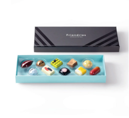 Premium Chokolade Collection: Kombination To (10 stk)