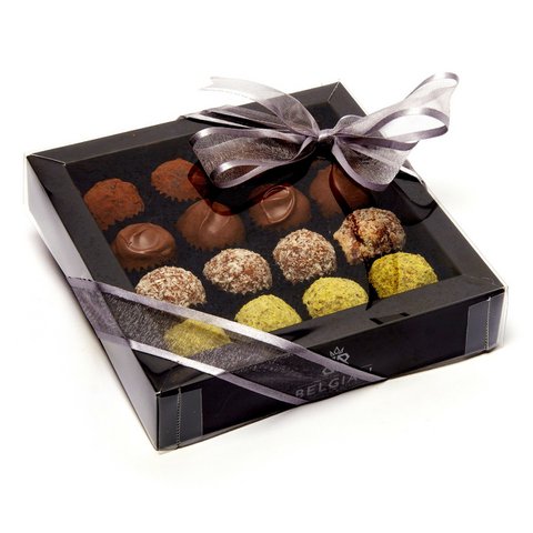 Geschenkbox Belgische Schokoladentrüffel (Mischung 3) 260 Grs