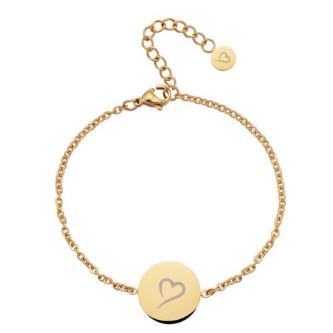 Folgen Sie Ihrem Herz Armband Gold