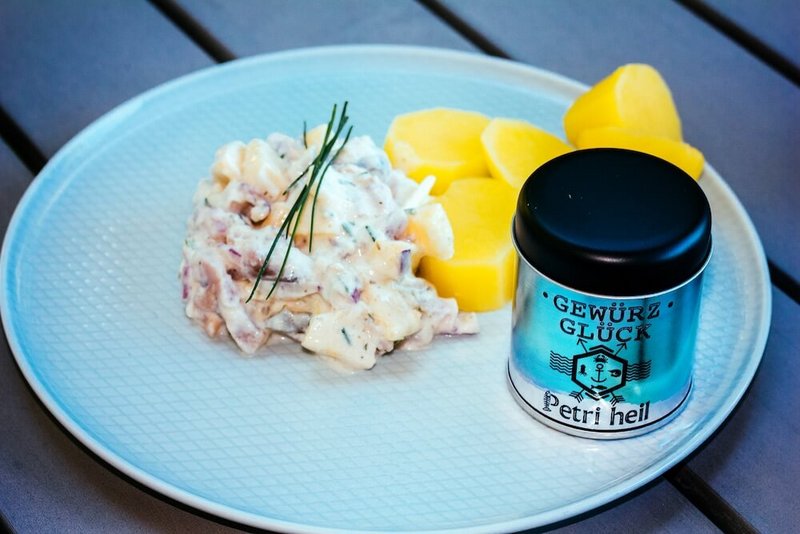 Gewürz-Glück Petri Heil fiskekrydderi - Middelhavskrydderiblanding til fiskeretter, laks, skaldyr og dildsauce
