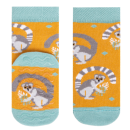 Non Slip Lemurs Socks for Kids