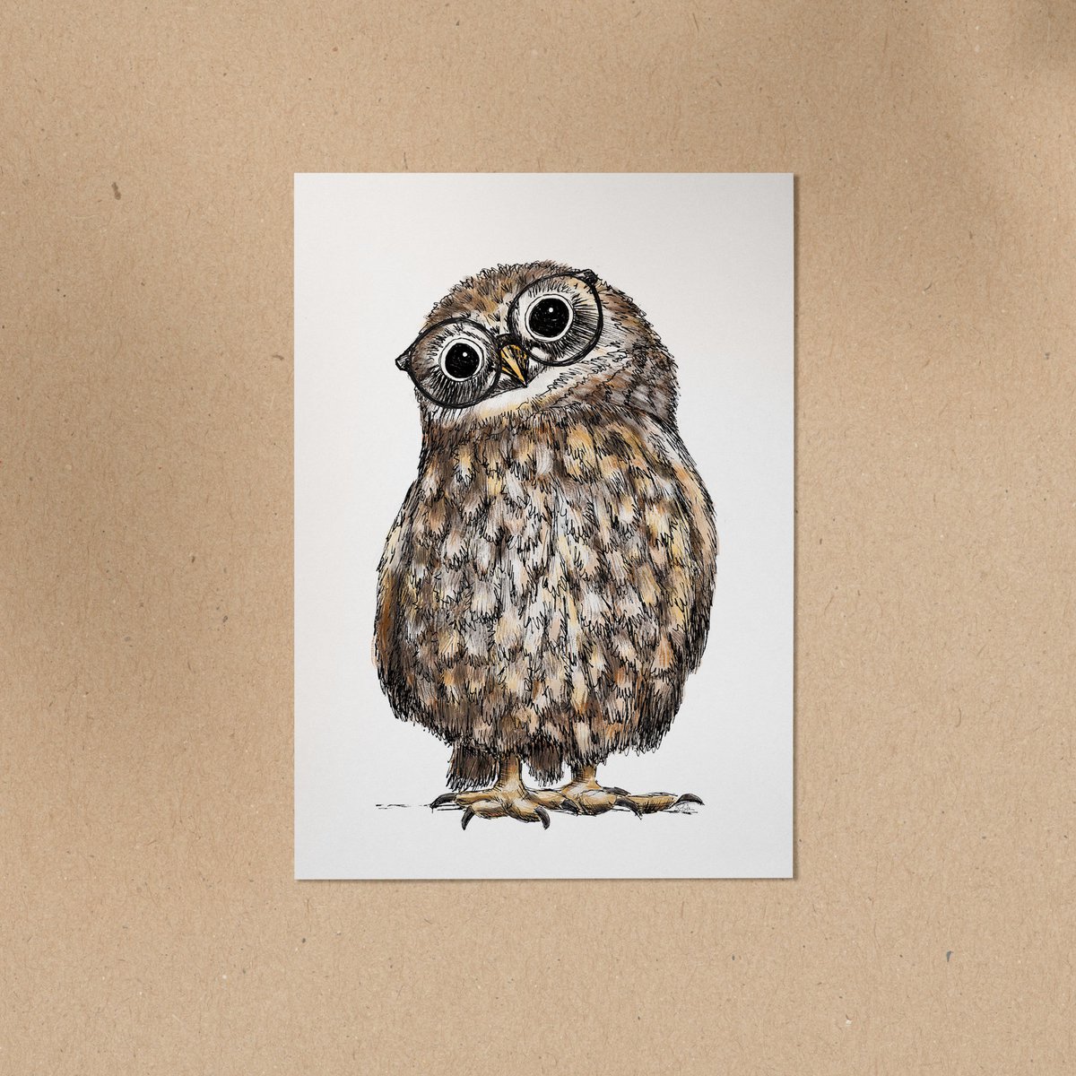 CARTE POSTALE | Chouette Hermione