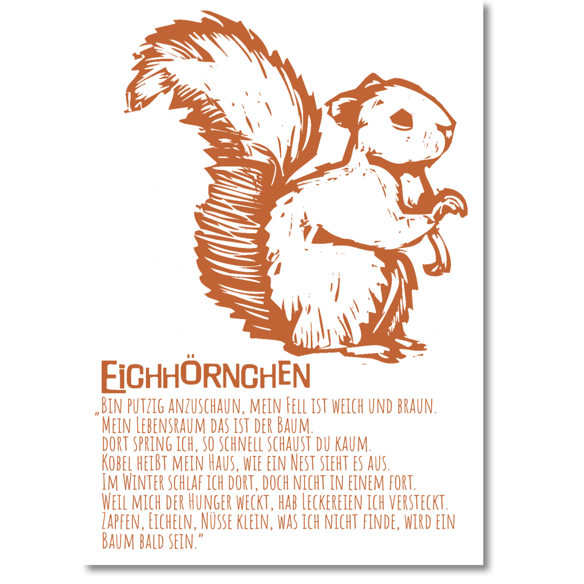Postcard “Squirrel”