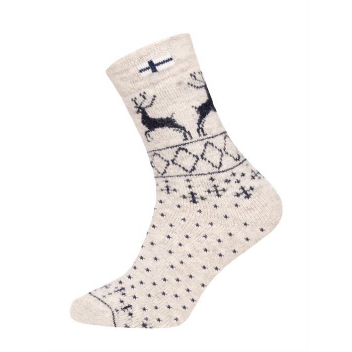 Scandinavian wool socks with 80% wool - warm, soft and cozy