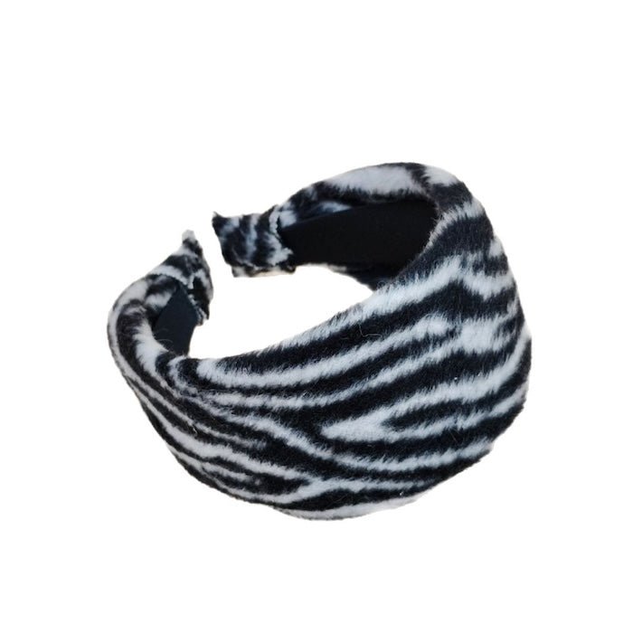 Hoofdband met zebraprint