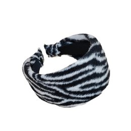 Hoofdband met zebraprint