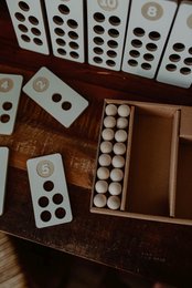 Cijfers om te leren tellen, houten blokken, montessori