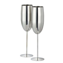 Champagnerflöte Silber 2x28.5cl