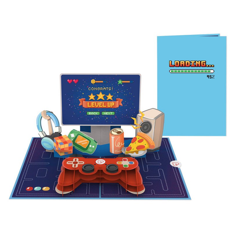 Pop-upkaart voor gamecontroller