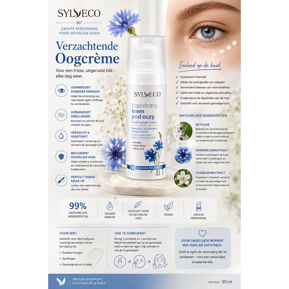 SYLVECO Crema Lenitiva Contorno Occhi