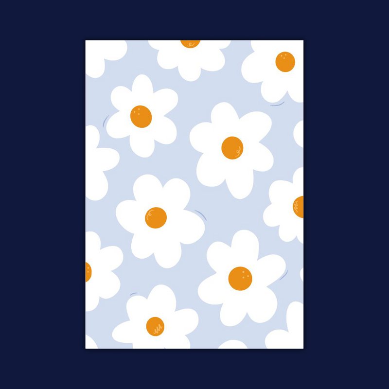 WENSKAART - Flower power