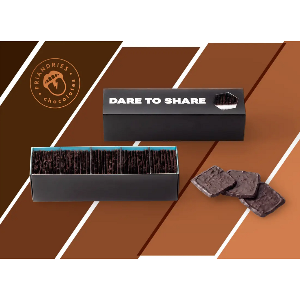 Chocoladegalets - Pure chocolade/feuilletine