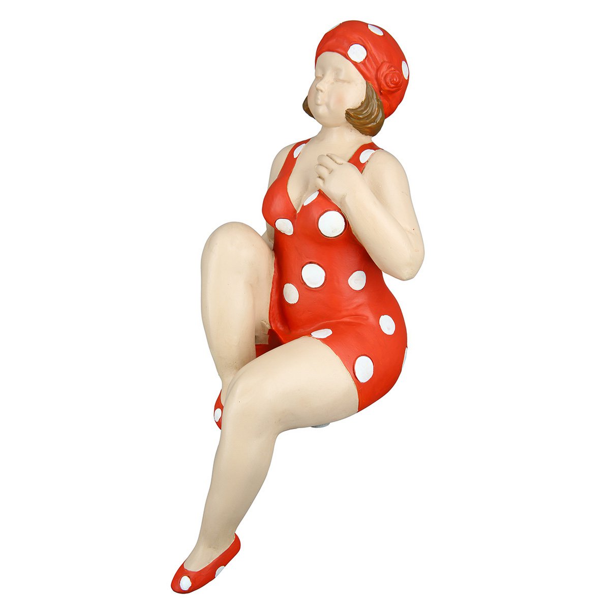 Poly figure "Becky" red / white VE 2 so