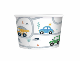 Vehículos para vasos de helado | 6 piezas | 150ml