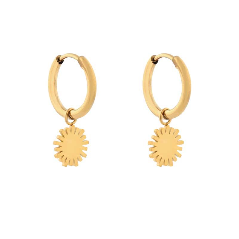 BOUCLES D'OREILLES SOLEIL MINIMALISTE