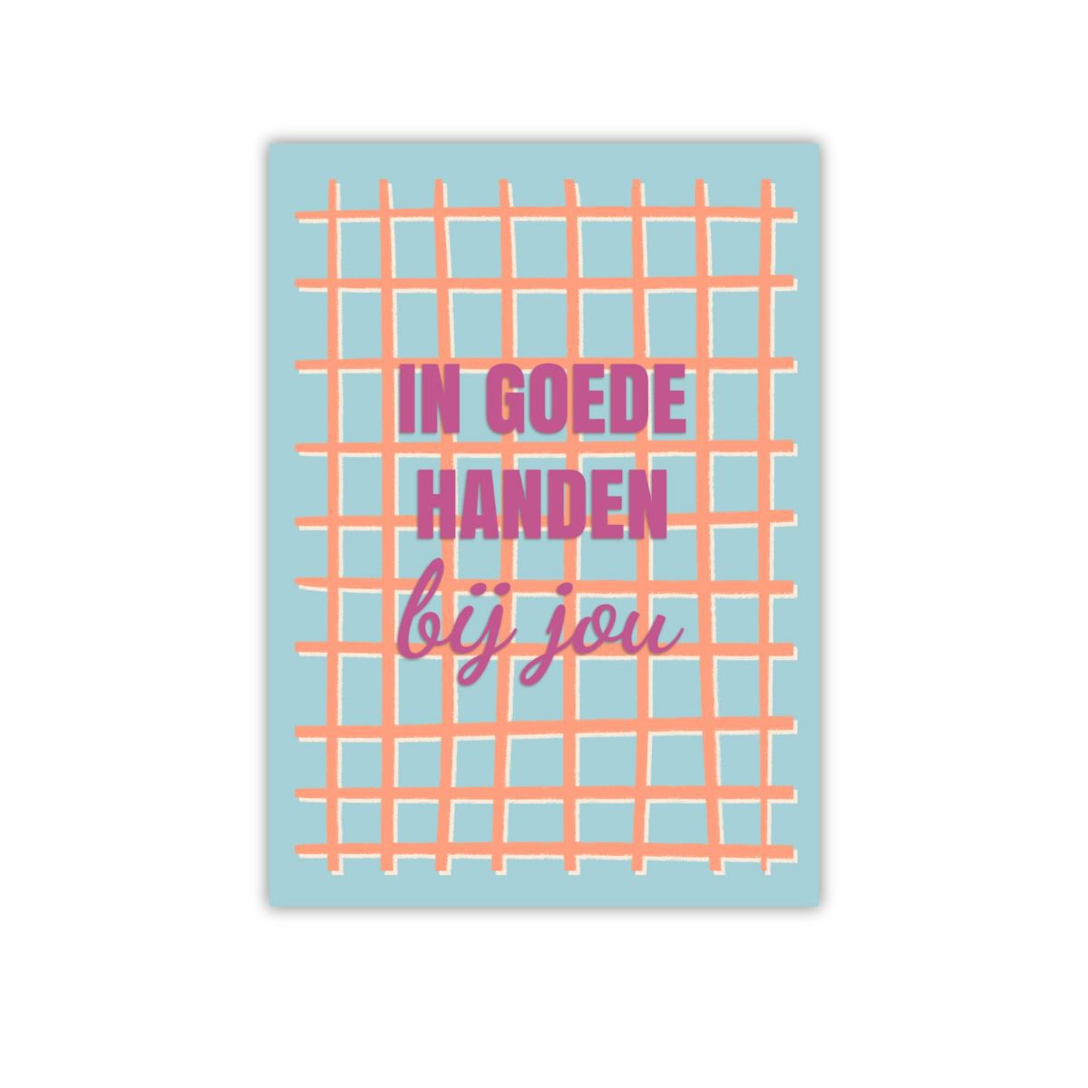 Waarderingskaart 'In goede handen bij jou'