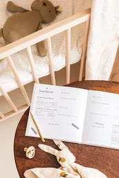 Fyllbooks My maternity visit book - Linen Beige