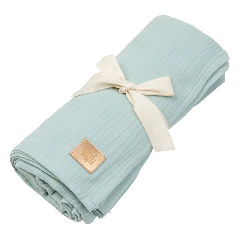 Musselin Baby Wickeldecke "Mint"