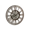 J-Line klok Radars Romeinse Cijfers - metaal - goud - Ø 60 cm